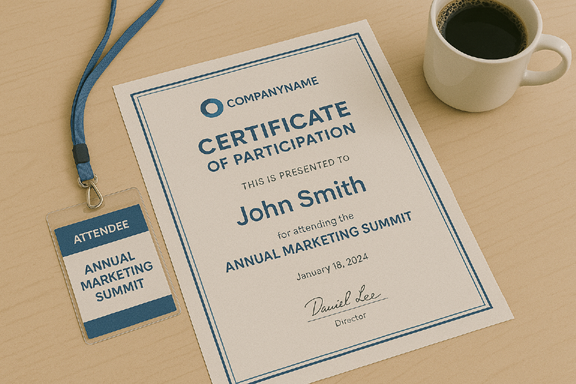 Certificate Design 3