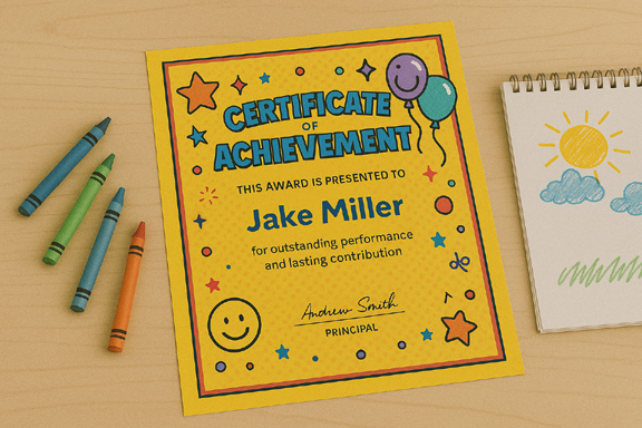 Certificate Design 3