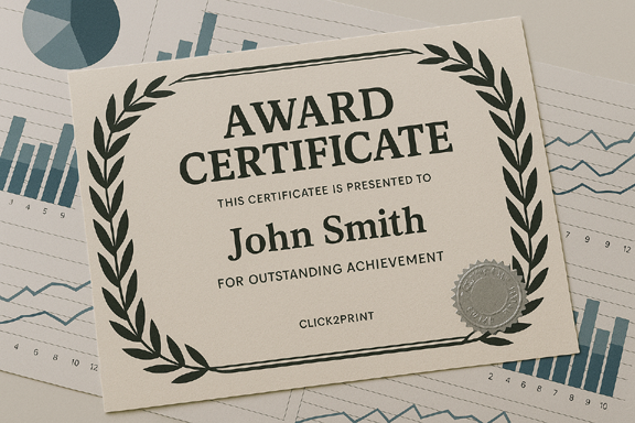 Certificate Design 3