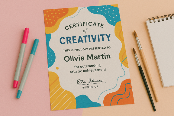 Certificate Design 3