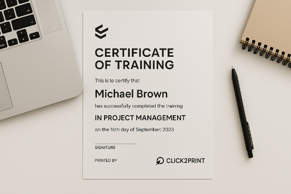 Certificate Design 3