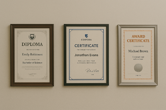 Certificate Design 4