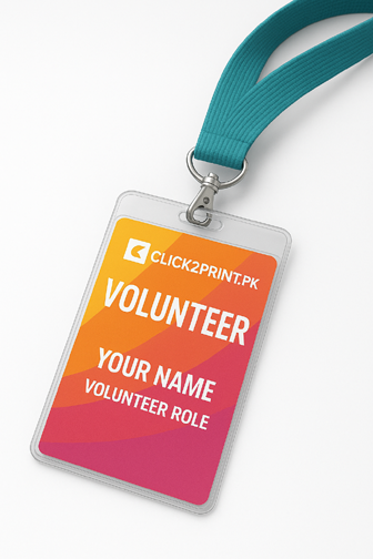 Volunteer ID Card Click2Print